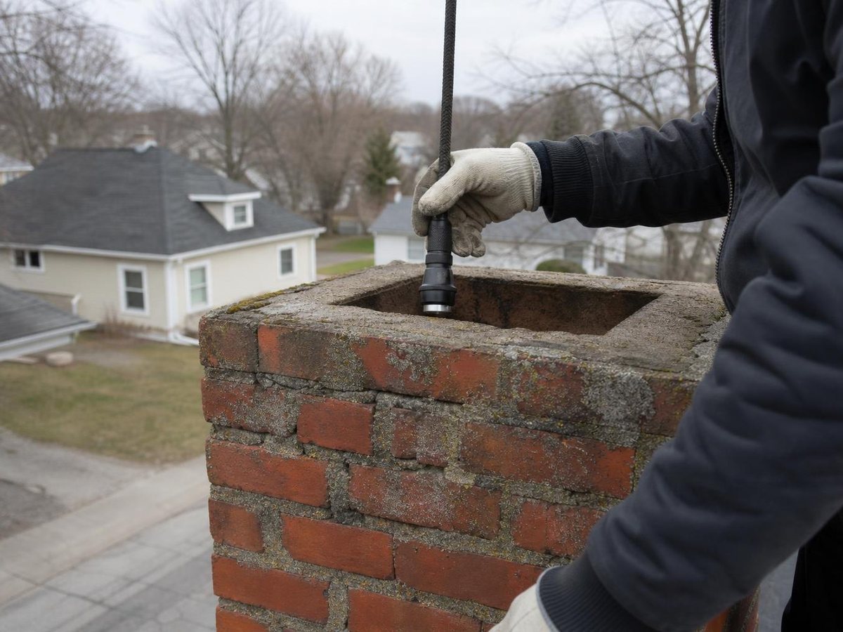 Alcott Chimney Sweep work in Doylestown